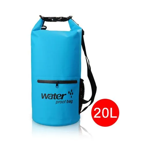 10L/20L DOUBLE SHOULDER STRAP DRY BAG