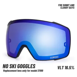 21100 Ski Goggles Magnetic Replacement Lenses Non-polarized