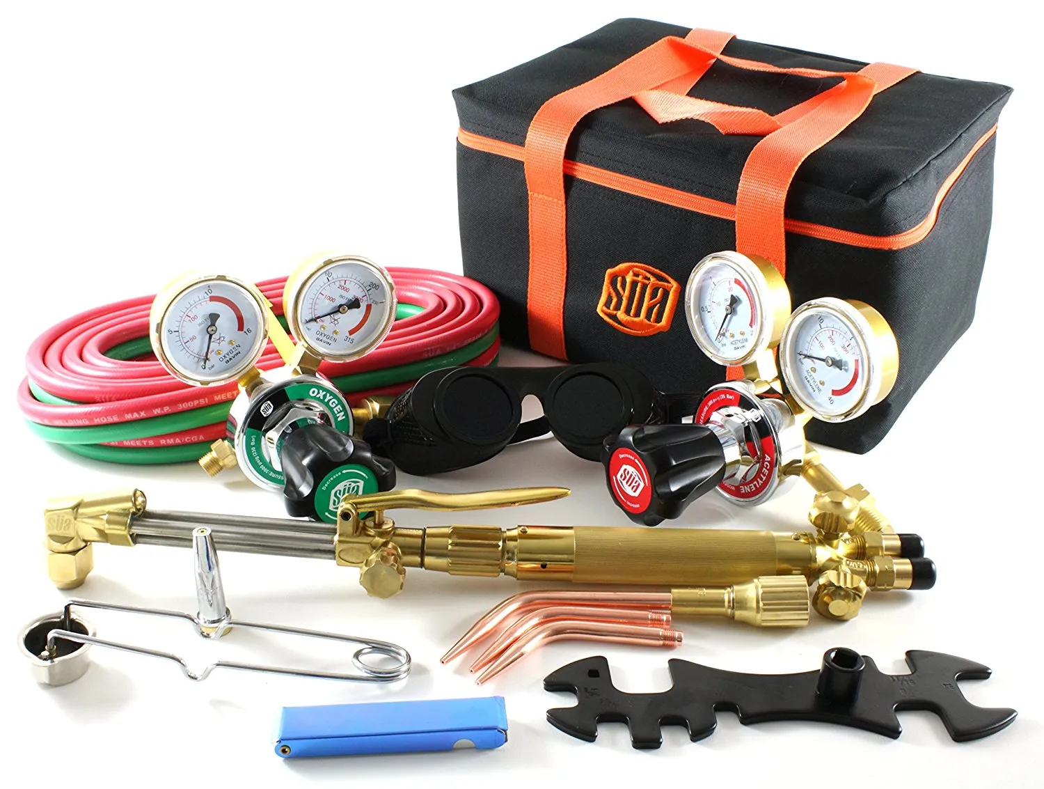 25 Series Gas Welding & Cutting Kit Oxygen Torch Acetylene Welder Outfit