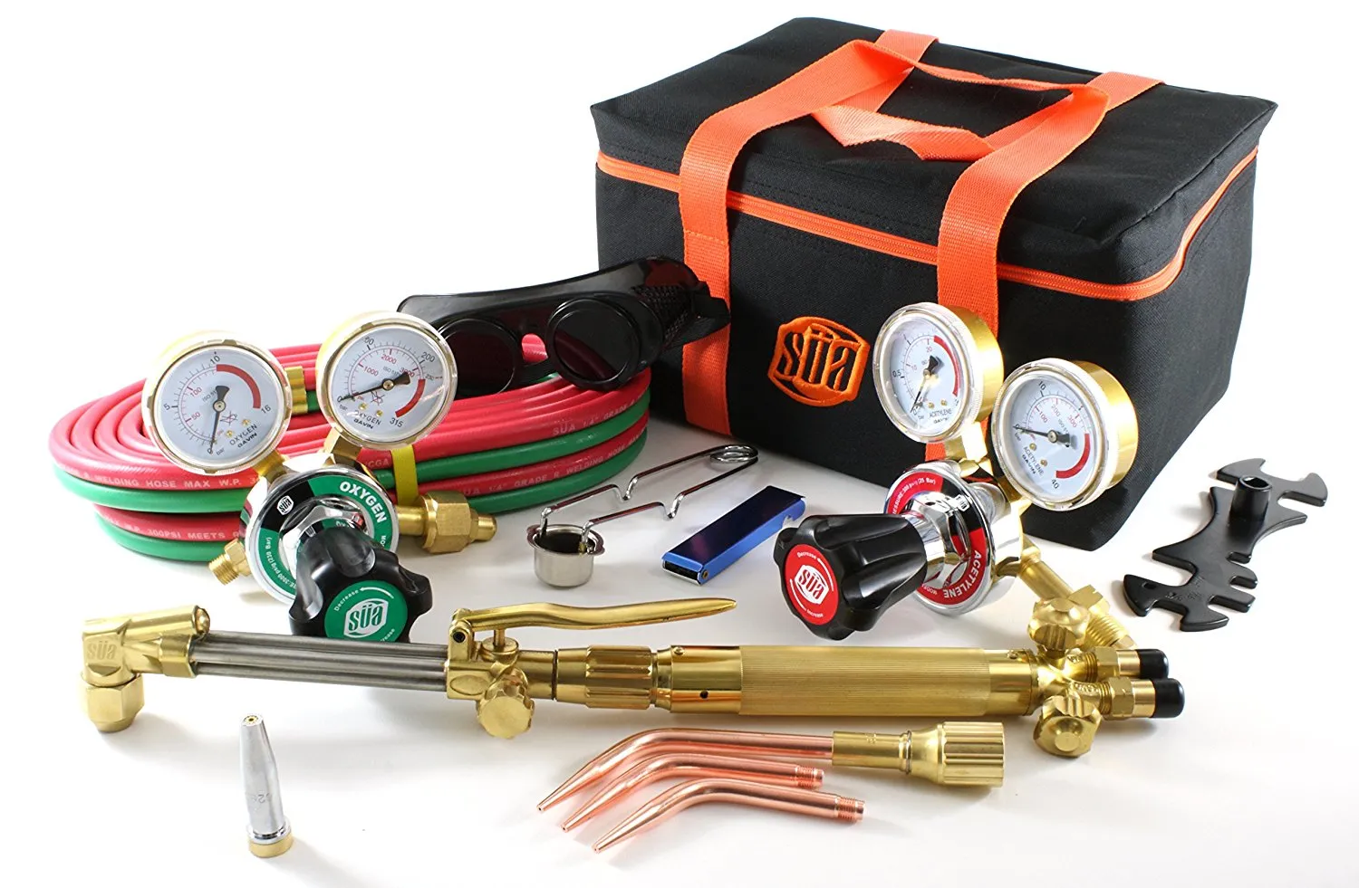 25 Series Gas Welding & Cutting Kit Oxygen Torch Acetylene Welder Outfit