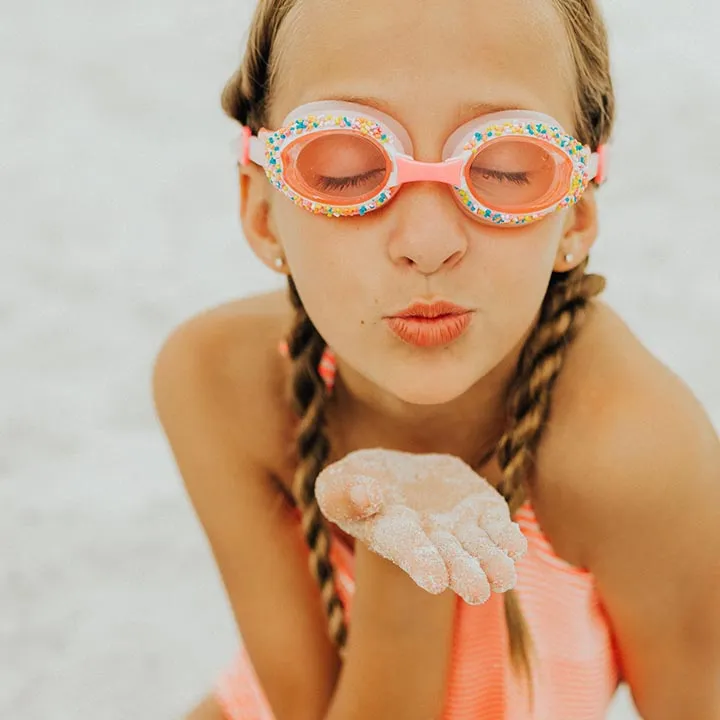 Angel Cake Pink Cake Pop Kids' Goggles