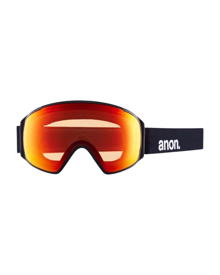 Anon M4S Toric Snow Goggles   Bonus Lens   Mfi® Face Mask - Black/Perceive Sunny Red Lens