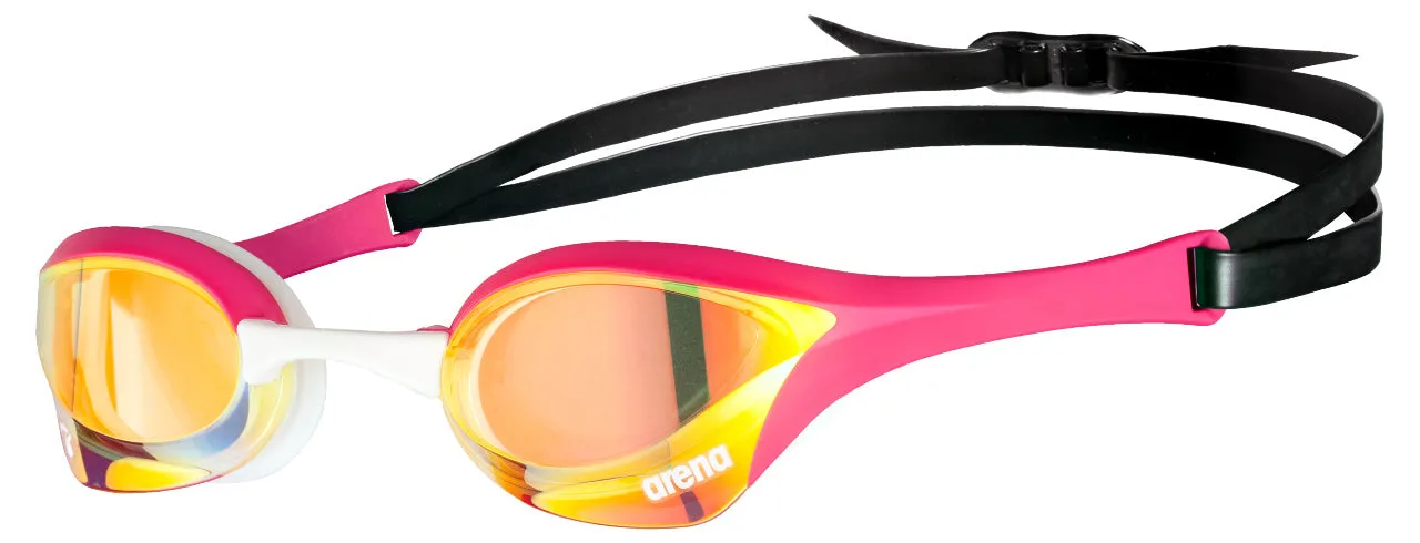 Arena Cobra Ultra Swipe Mirror Swimming Goggles- Copper/Light Lens