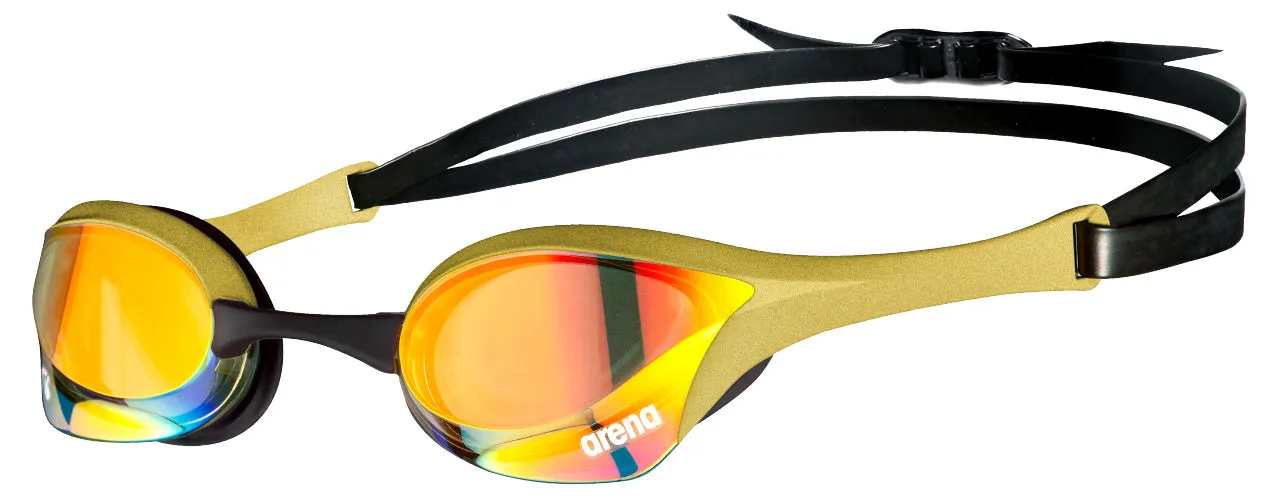 Arena Cobra Ultra Swipe Mirror Swimming Goggles- Copper/Light Lens