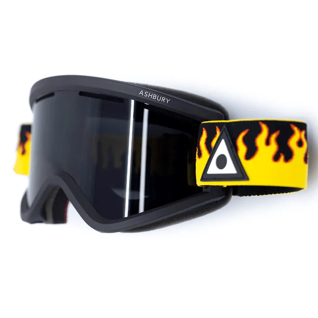 Blackbird goggle - Yellow flame / Dark smoke   Yellow