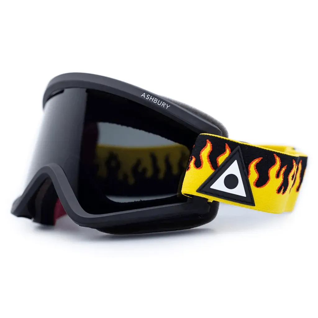 Blackbird goggle - Yellow flame / Dark smoke   Yellow