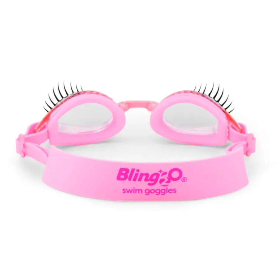 Bling2o Kids Swim Goggles | Powder Puff Lash Pink