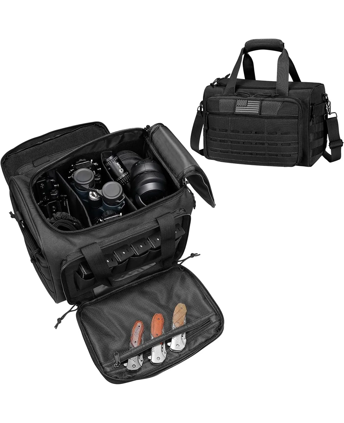 CVLIFE 14.57x9.25x10.24 Inches Pistol Shooting Range Duffle Bag