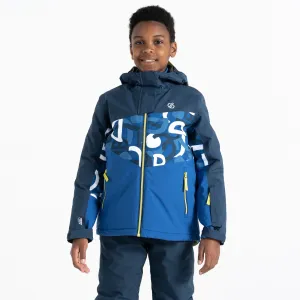 Dare2B Kids' Humour II Ski Jacket | Blue Graffiti Print