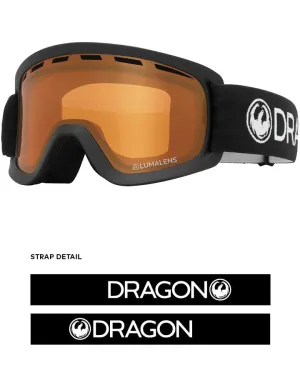 Dragon LIL D Goggles Kids Black / Lumalens Amber