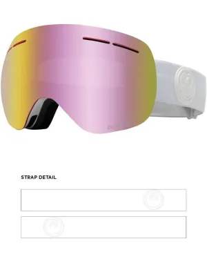 Dragon X1S Snow Goggles Whiteout / Lumalens Pink Ion   Spare Lens