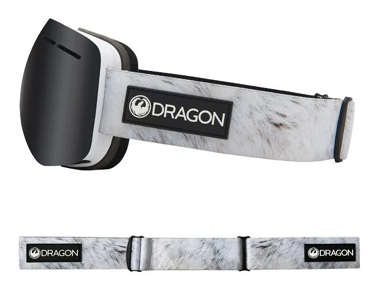 Dragon X1S Snow Goggles Winter Hare / Lumalens Dark Smoke  Spare Lens