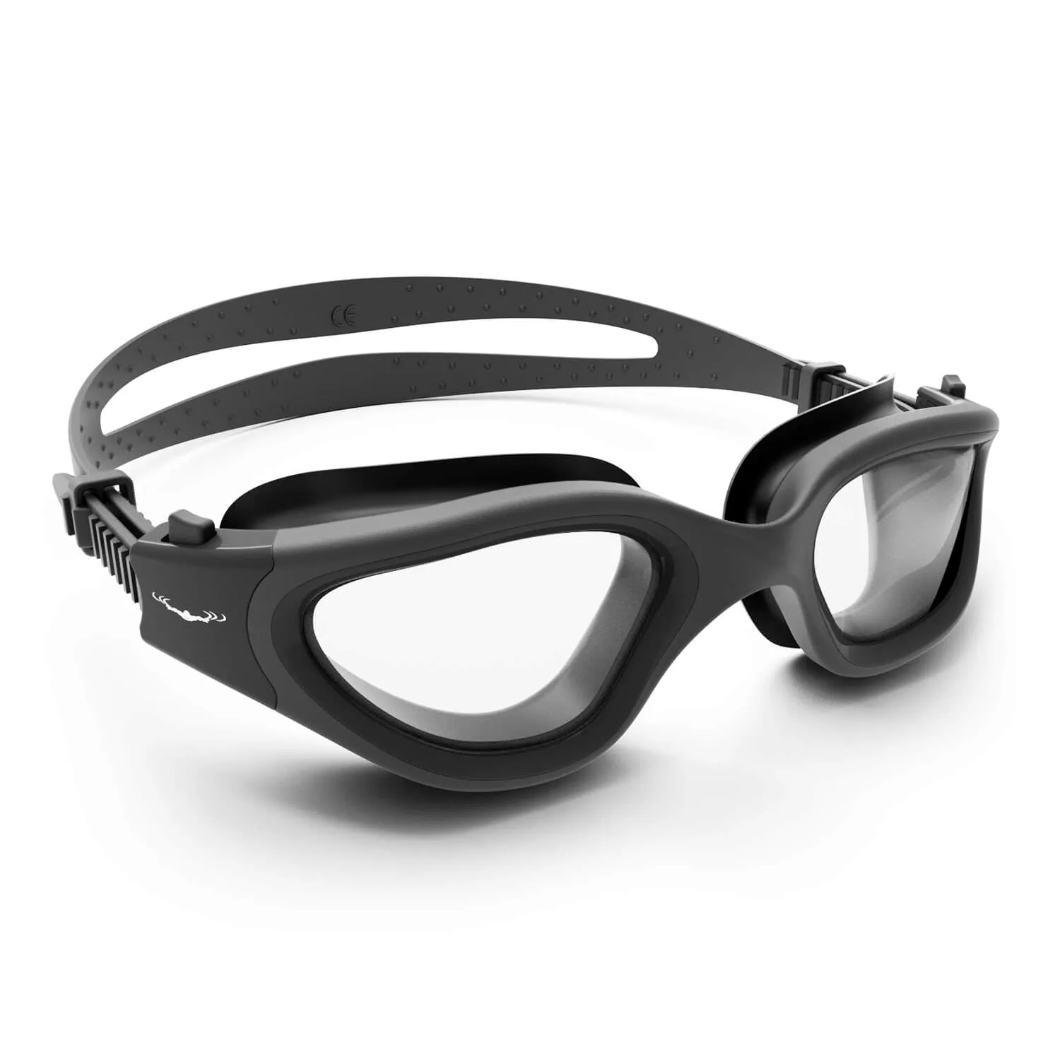 DX Wide View Swim Goggles   SHOCK Protective Case