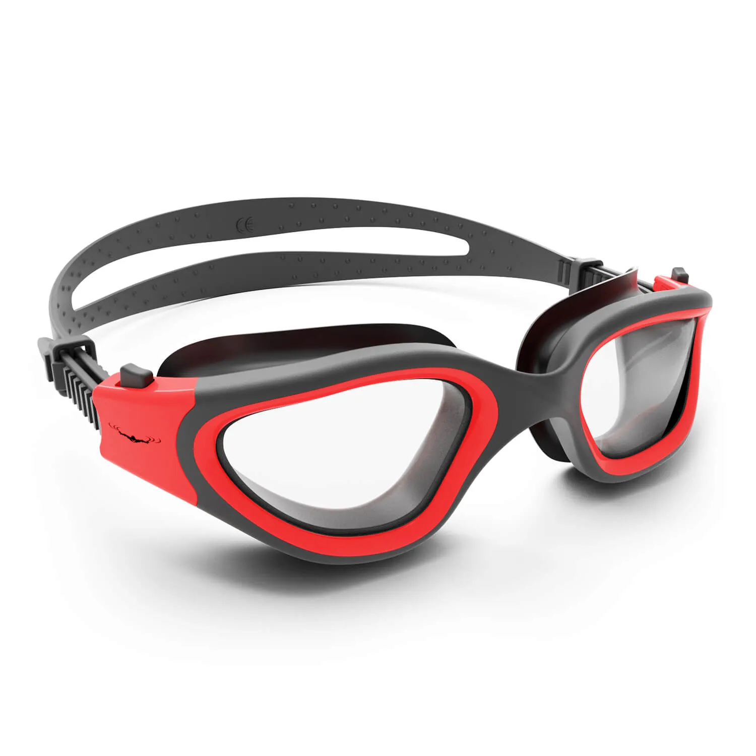 DX Wide View Swim Goggles   SHOCK Protective Case