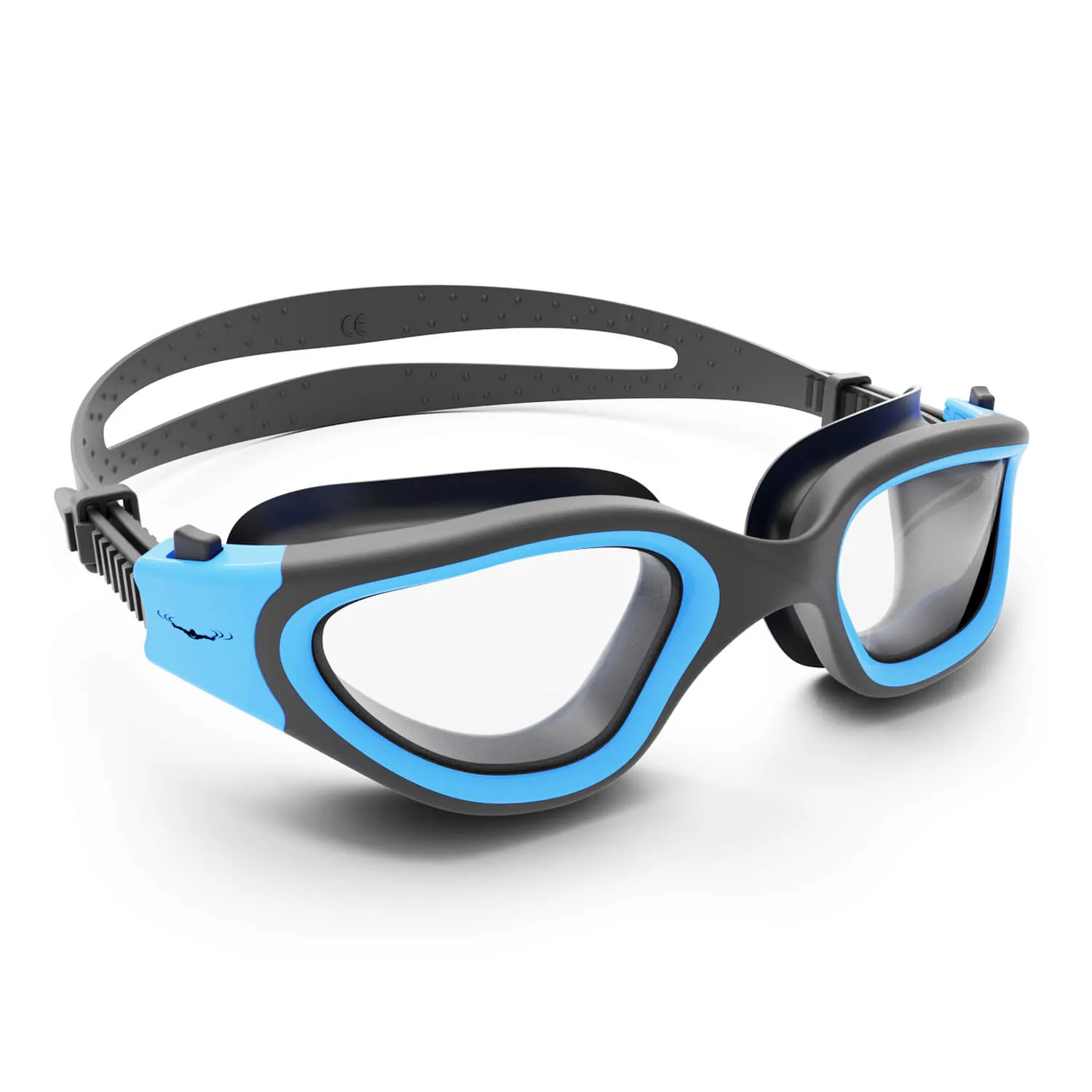 DX Wide View Swim Goggles   SHOCK Protective Case