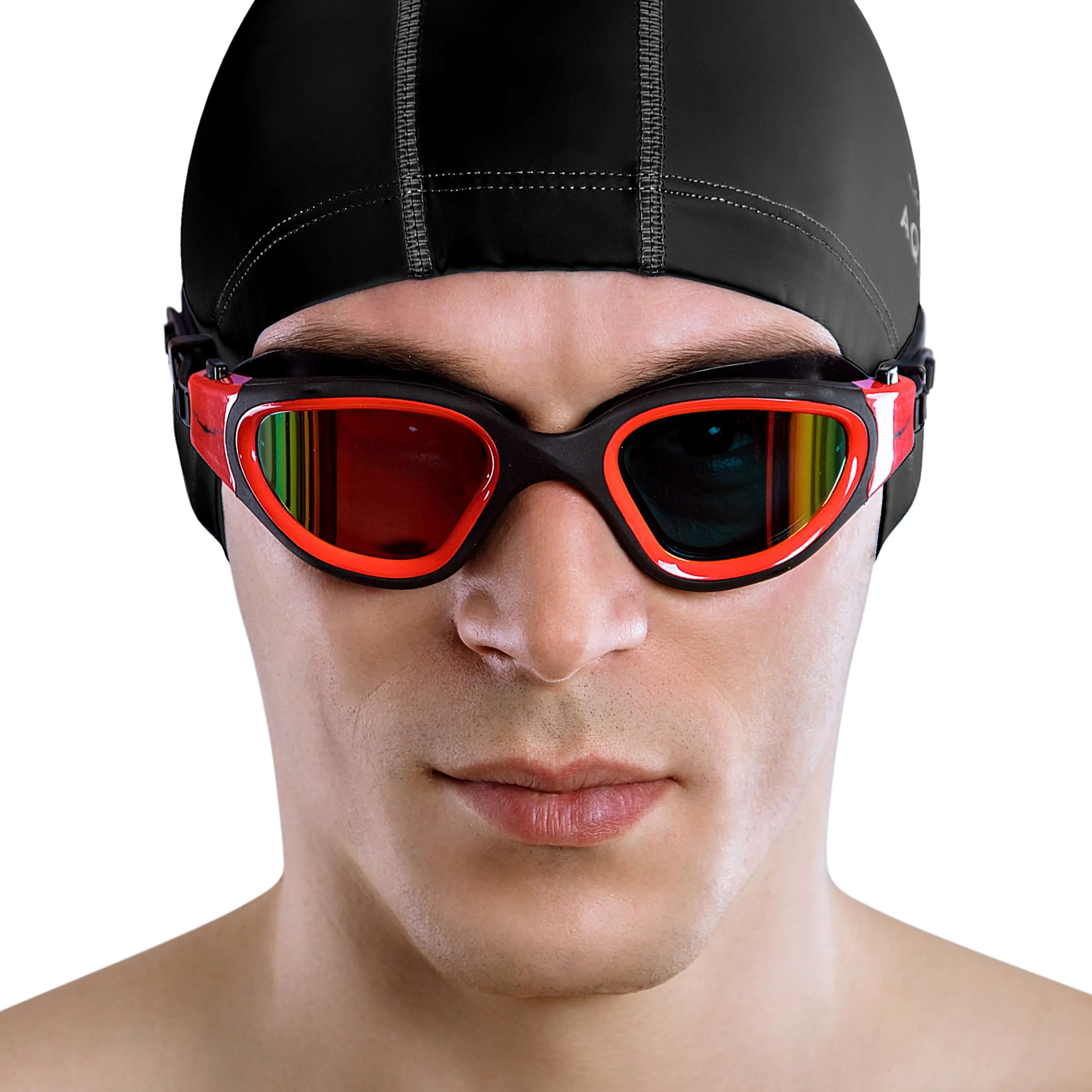 DX Wide View Swim Goggles   SHOCK Protective Case