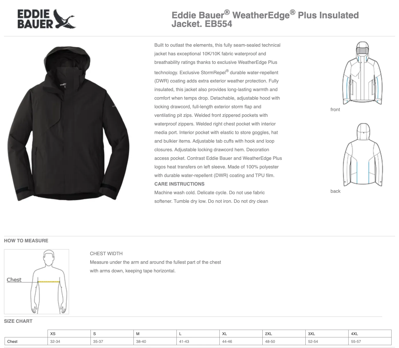 Eddie Bauer® WeatherEdge® Plus Insulated Jacket