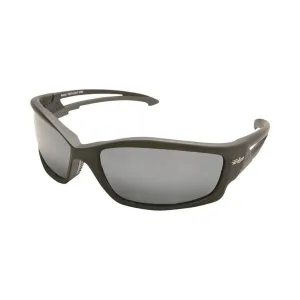 Edge TSK21-G15-7 Polarized Safety Glasses, Unisex, Polycarbonate Lens, Full Frame, Nylon Frame, Matte Black Frame