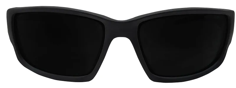 Edge TSK236 Polarized Safety Glasses, Unisex, Polycarbonate Lens, Full Frame, Nylon Frame, Matte Black Frame :EA: QUANTITY: 1