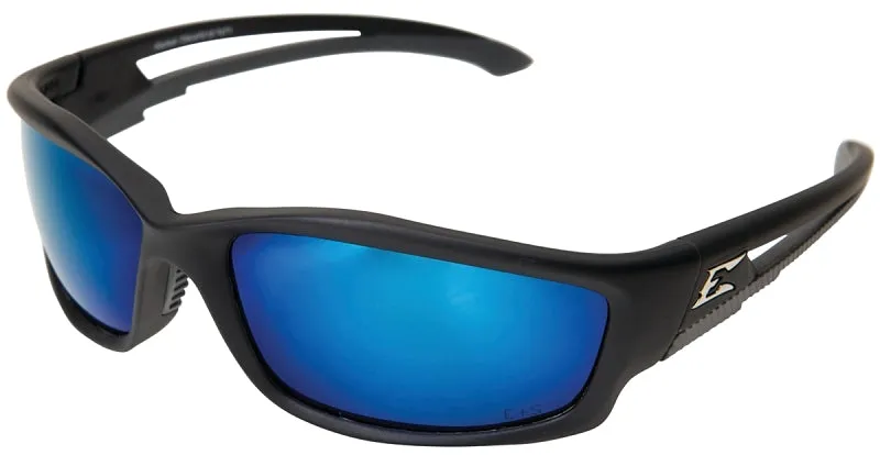 Edge TSKAP218 Polarized Safety Glasses, Unisex, Polycarbonate Lens, Full Frame, Nylon Frame, Matte Black Frame :EA: QUANTITY: 1