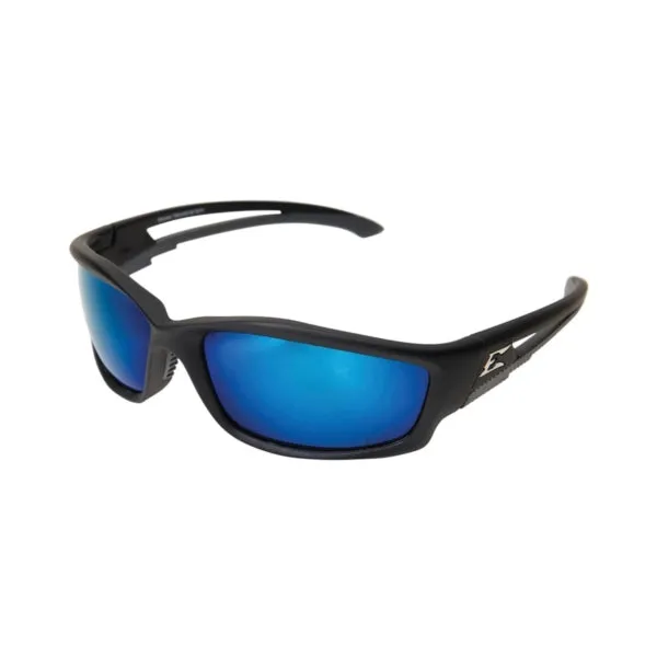 Edge TSKAP218 Polarized Safety Glasses, Unisex, Polycarbonate Lens, Full Frame, Nylon Frame, Matte Black Frame