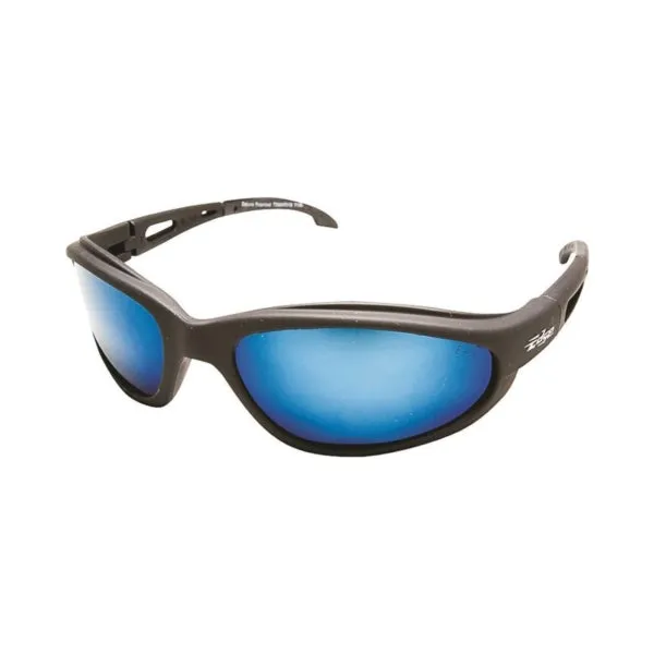 Edge TSMAP218 Polarized Safety Glasses, Unisex, Polycarbonate Lens, Full Frame, Nylon Frame, Black Frame