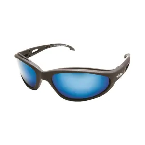 Edge TSMAP218 Polarized Safety Glasses, Unisex, Polycarbonate Lens, Full Frame, Nylon Frame, Black Frame