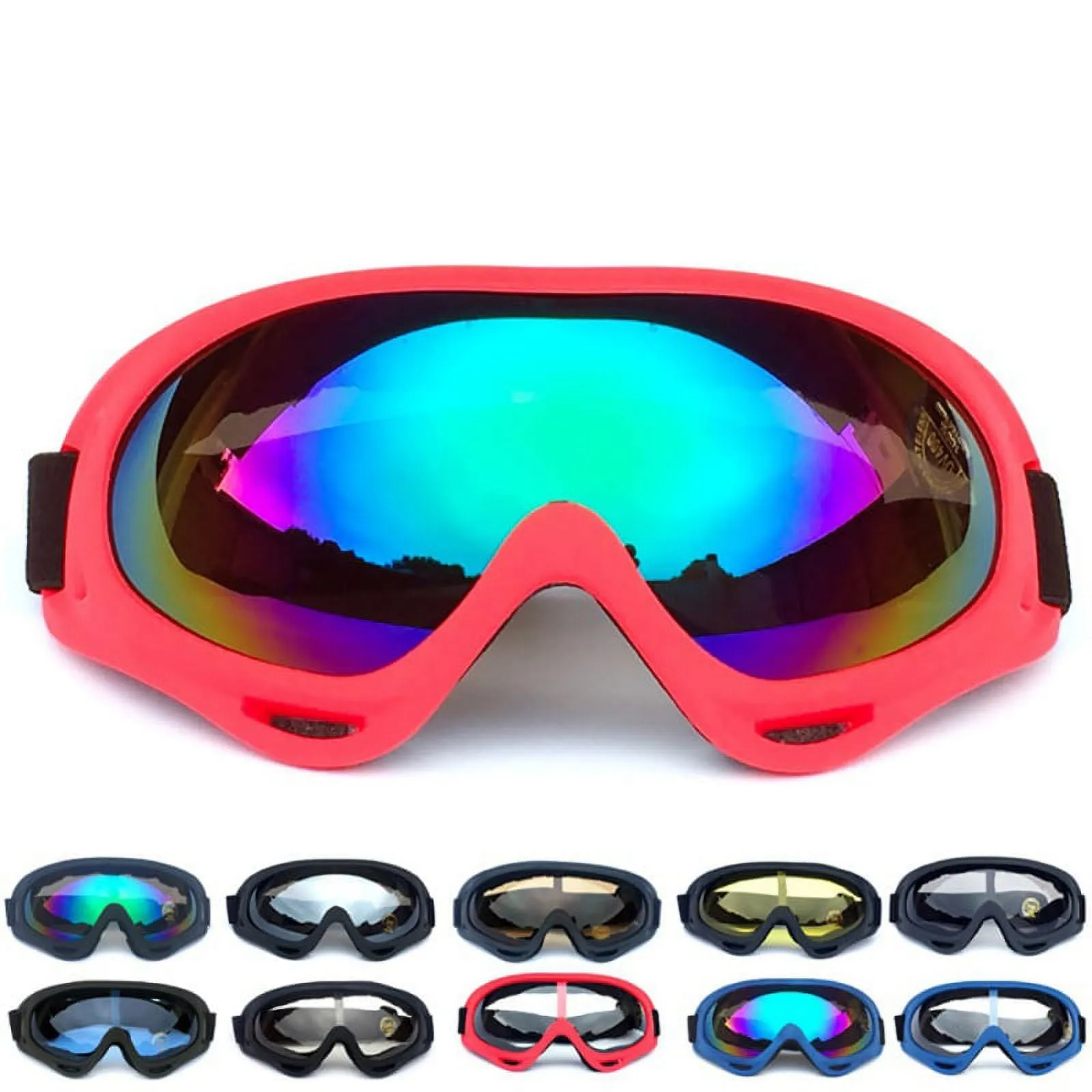 everyday Ski Snowboard Goggles UV 400 Protection Anti Fog Adjustable Snow Goggles for Men Women Youth