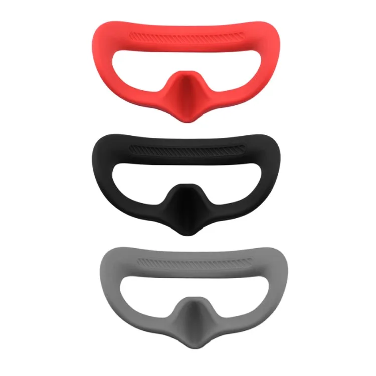 For DJI Avata Goggles 2 Eye Pad Silicone Protective Cover(Black)