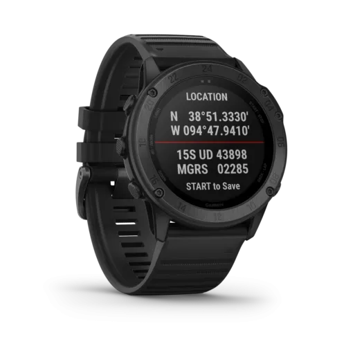 Garmin tactix Delta Sapphire Edition Premium Tactical GPS Black Watch with Silicone Band (010-02357-00)