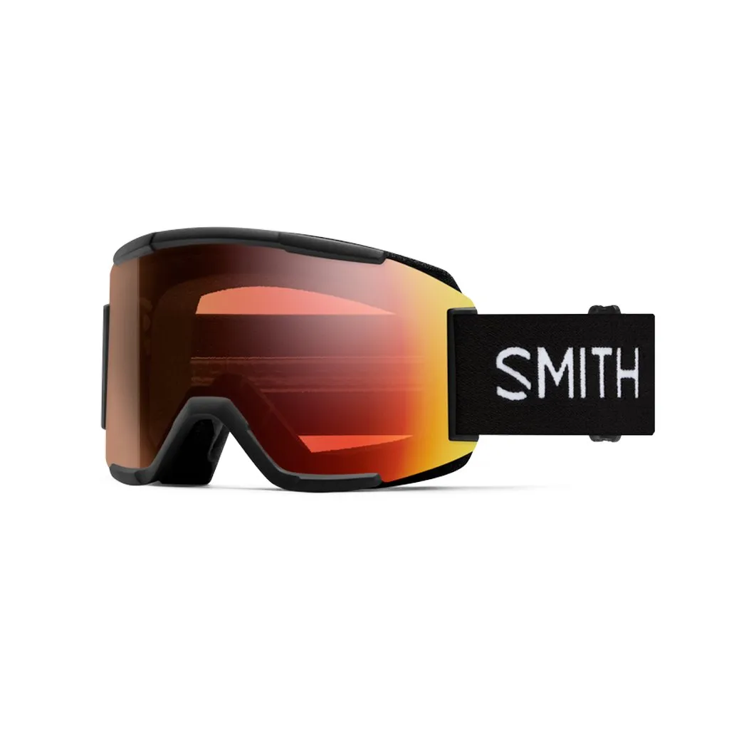 Goggles Smith Squad Black - ChromaPop Pro Photochromic Red Mirror