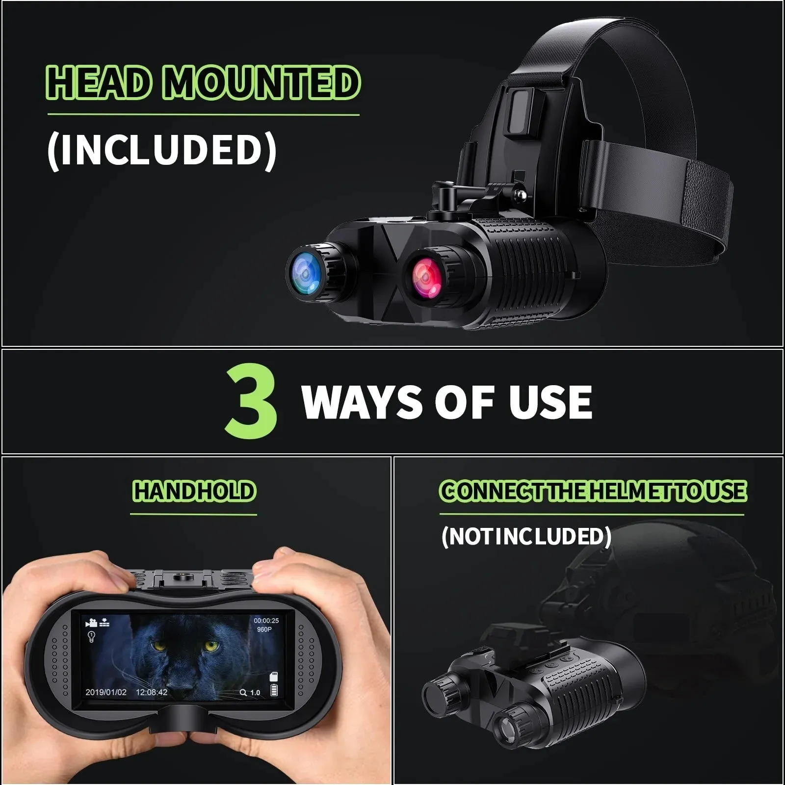 HD Digital Night Vision Goggles