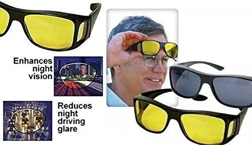 HD Vision Day & Night Goggles Anti-Glare Polarized Sunglasses Men/Women Driving Glasses Sun Glasses UV Protection