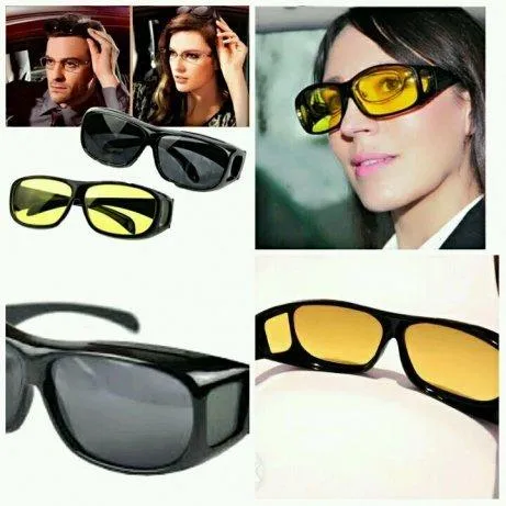 HD Vision Day & Night Goggles Anti-Glare Polarized Sunglasses Men/Women Driving Glasses Sun Glasses UV Protection