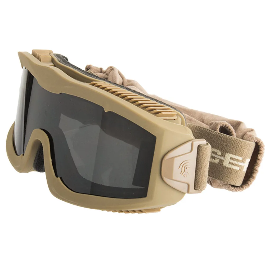 Lancer Tactical AERO Protective Vented Anti-Fog Airsoft Goggles