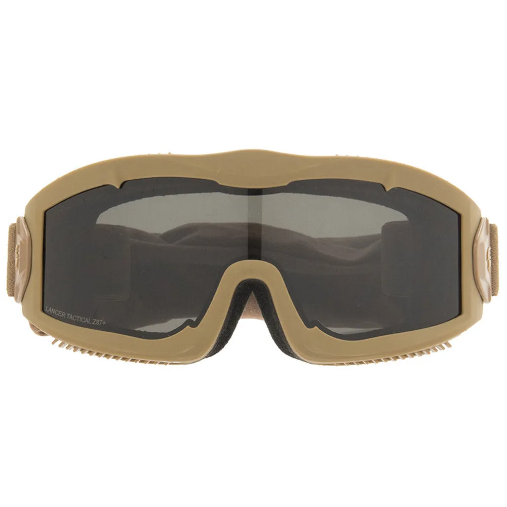 Lancer Tactical AERO Protective Vented Anti-Fog Airsoft Goggles