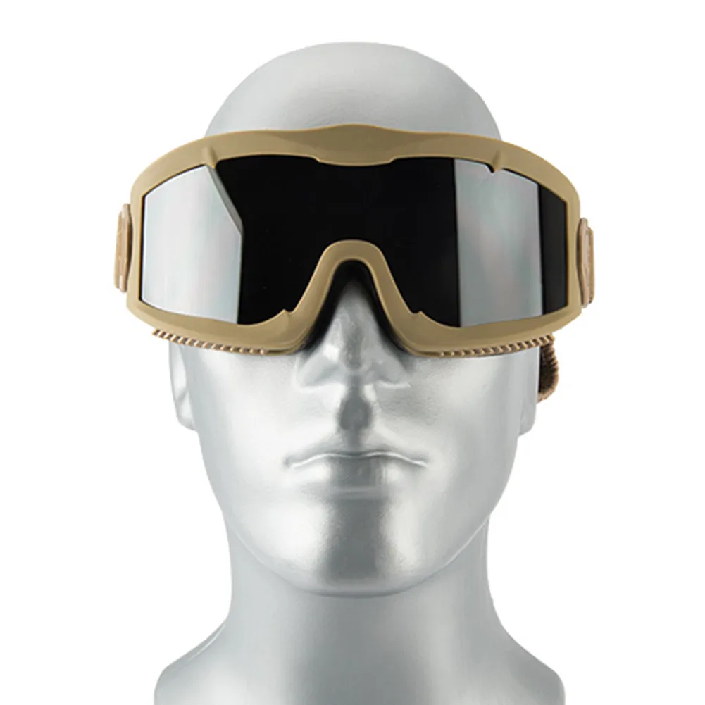 Lancer Tactical AERO Protective Vented Anti-Fog Airsoft Goggles