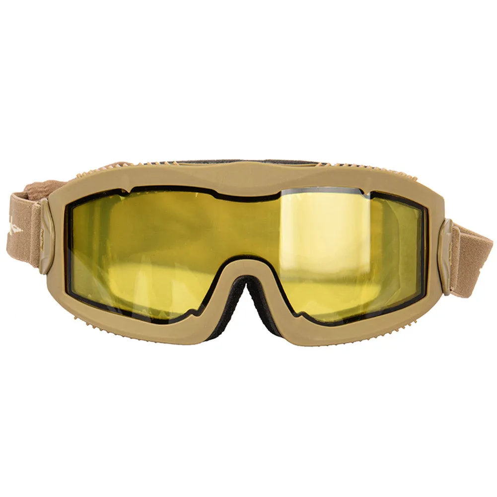 Lancer Tactical AERO Protective Vented Anti-Fog Airsoft Goggles