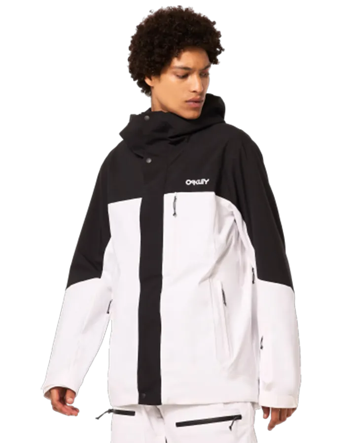 Oakley Tnp Tbt Shell Jacket - White/Black