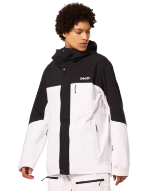 Oakley Tnp Tbt Shell Jacket - White/Black