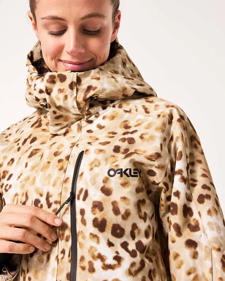 Oakley Women's Tnp Tbt Insulated Jacket - Cheeta Td Print