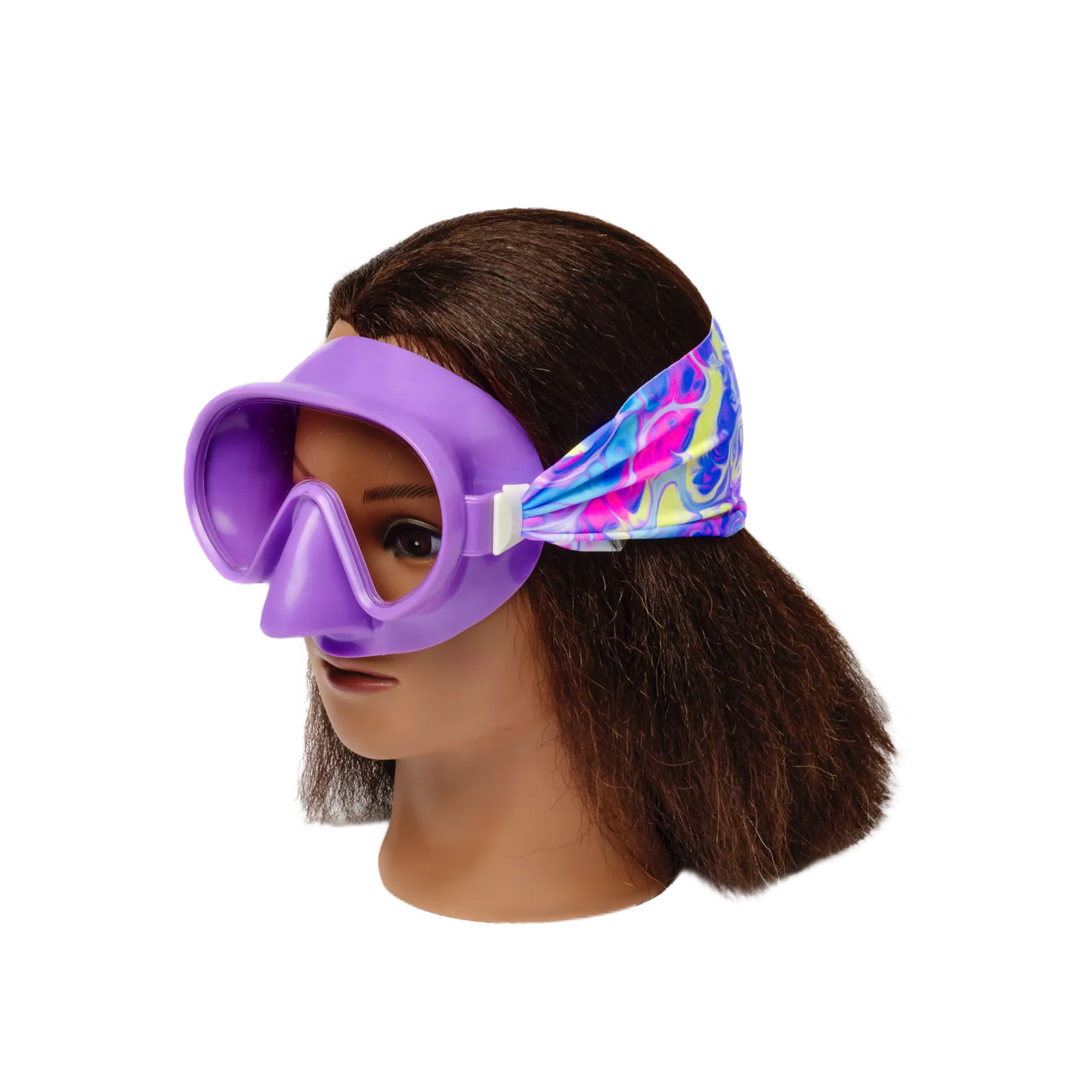 Pastel Swirl Swim Mask