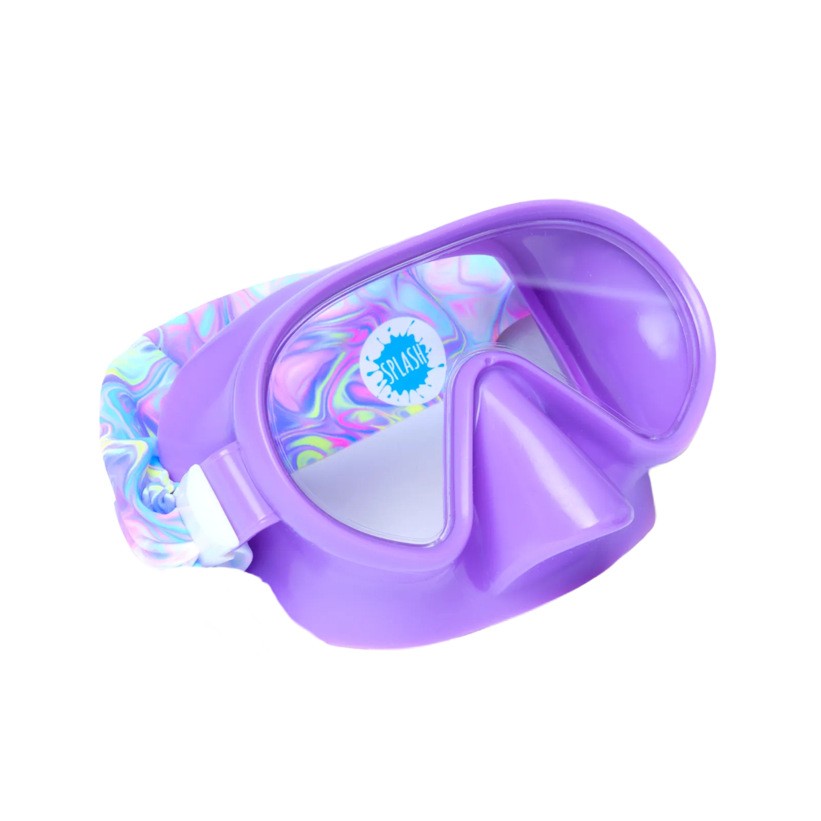 Pastel Swirl Swim Mask