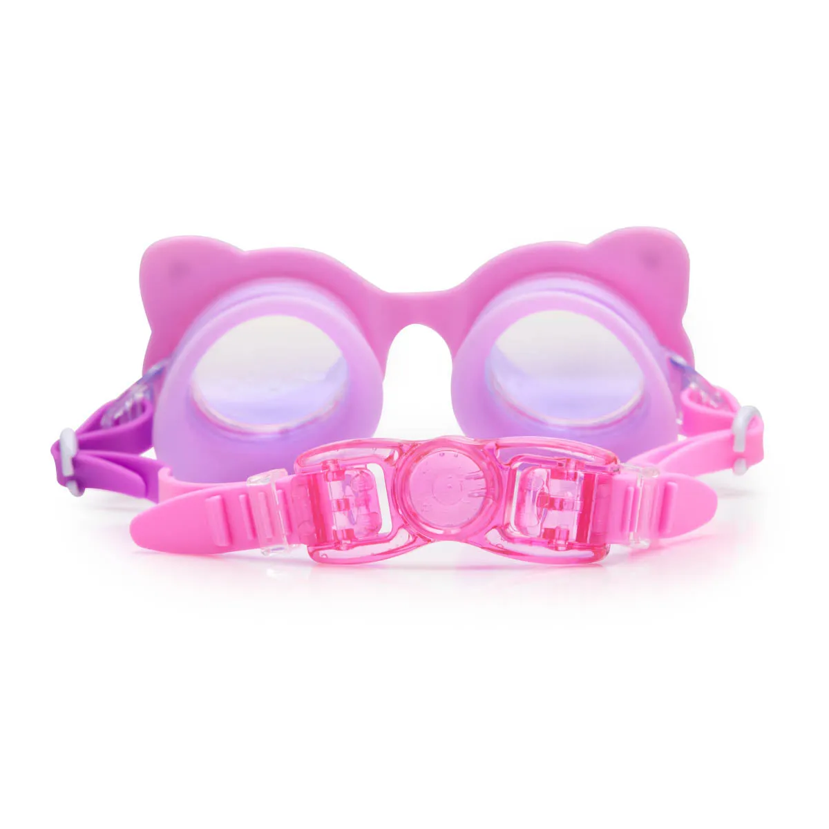 Paw Print Pink Kitten Kids' Swim Goggles