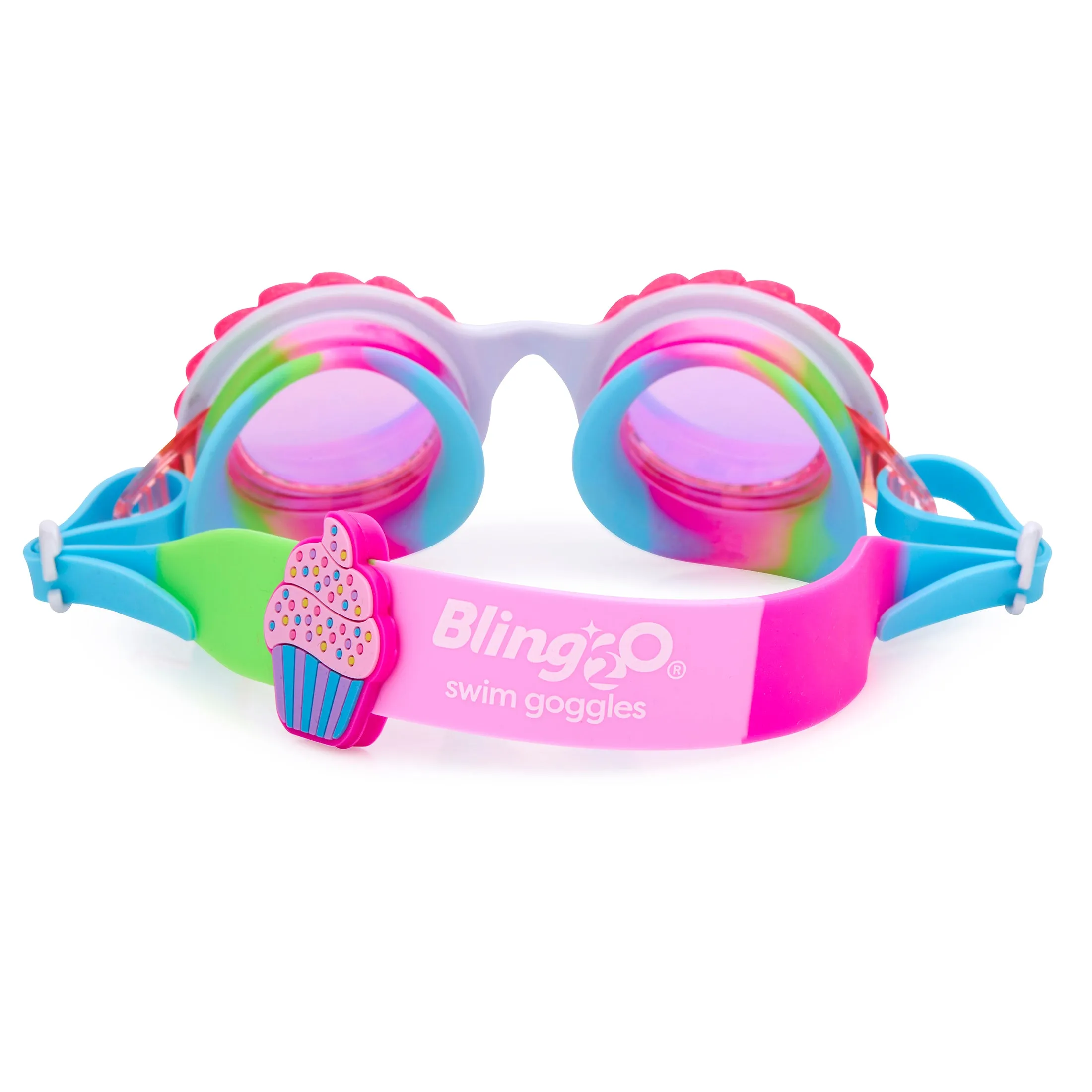 Pink Sugar Bake Off Kids' Swim Goggles