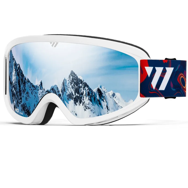 Ski Goggles with Anti-fog UV400 and Double Layers Lens - SF0565