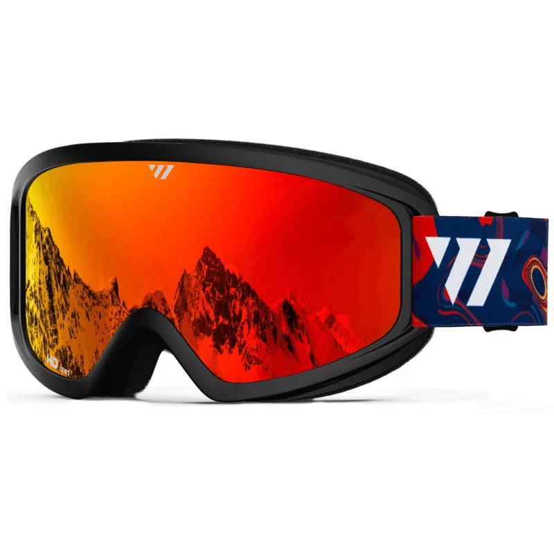 Ski Goggles with Anti-fog UV400 and Double Layers Lens - SF0565