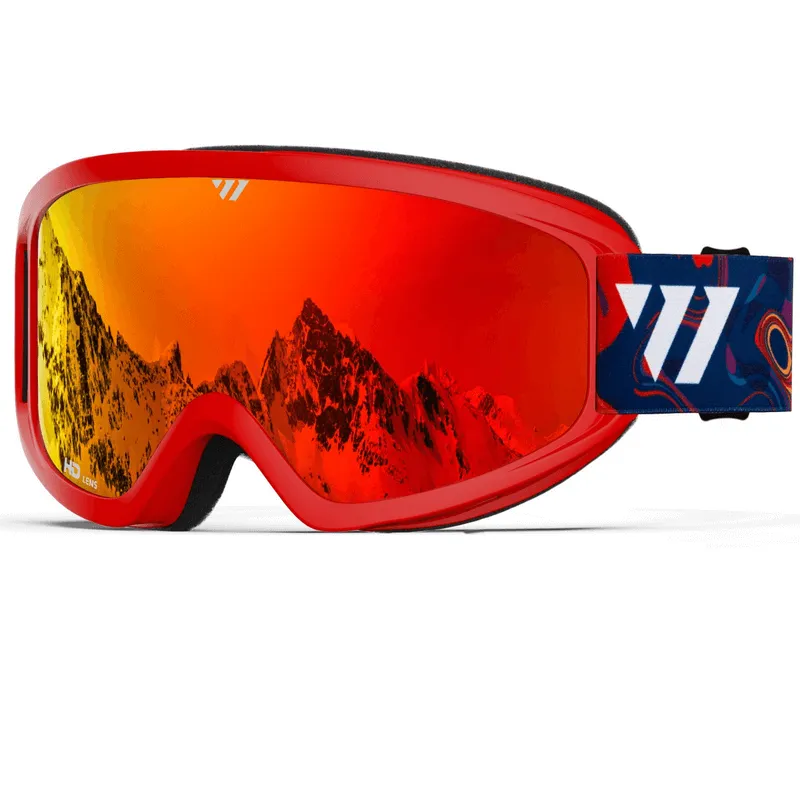 Ski Goggles with Anti-fog UV400 and Double Layers Lens - SF0565