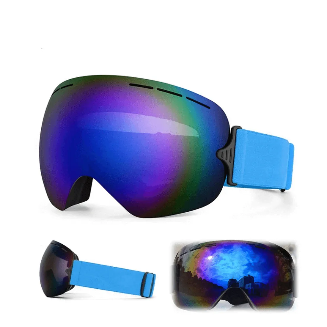 Sleek Ski Goggles Anti-Fog UV Protection - SF2224