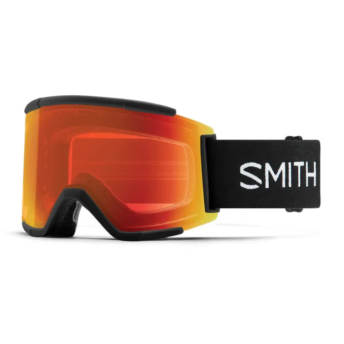 Smith Squad XL Black   ChromaPop Everyday Red Mirror Lens Goggle